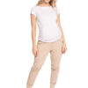 Woman in maternity clothes