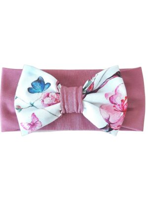 handmade in Estonia, headband with big bow, suure lipsuga lai peapael.