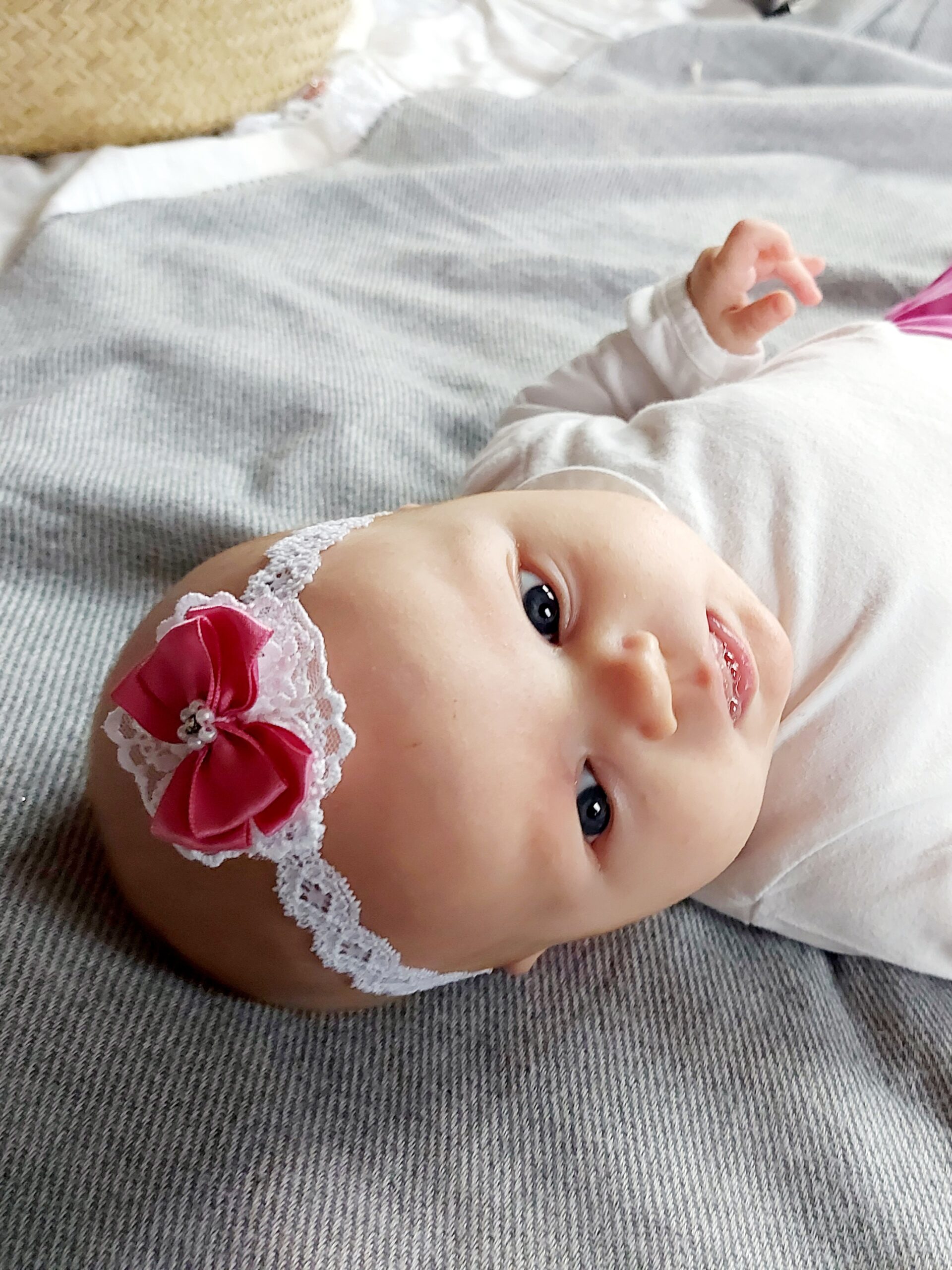 elastic lace headband for newborn photography