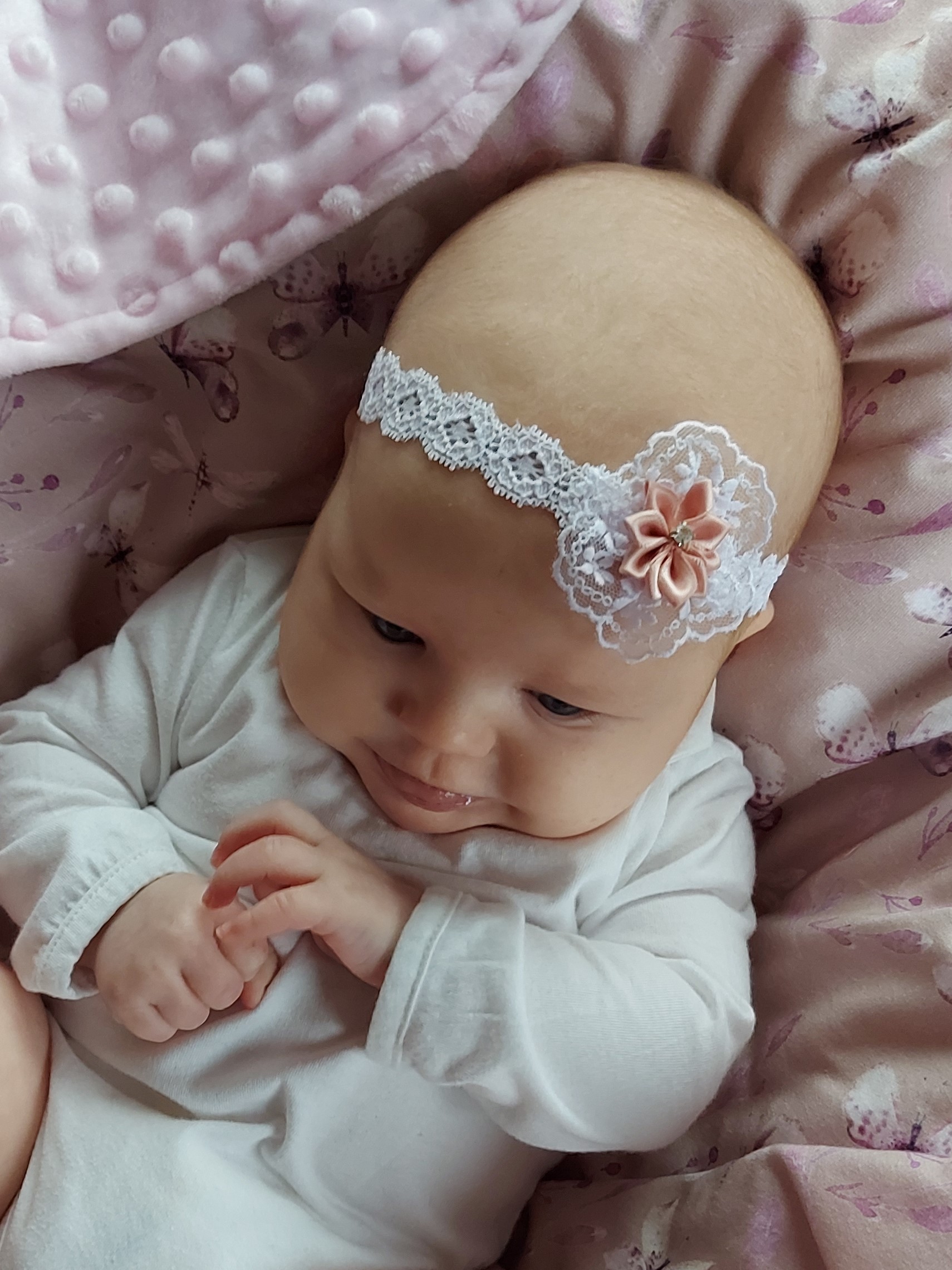 elastic lace headband for newborn photography