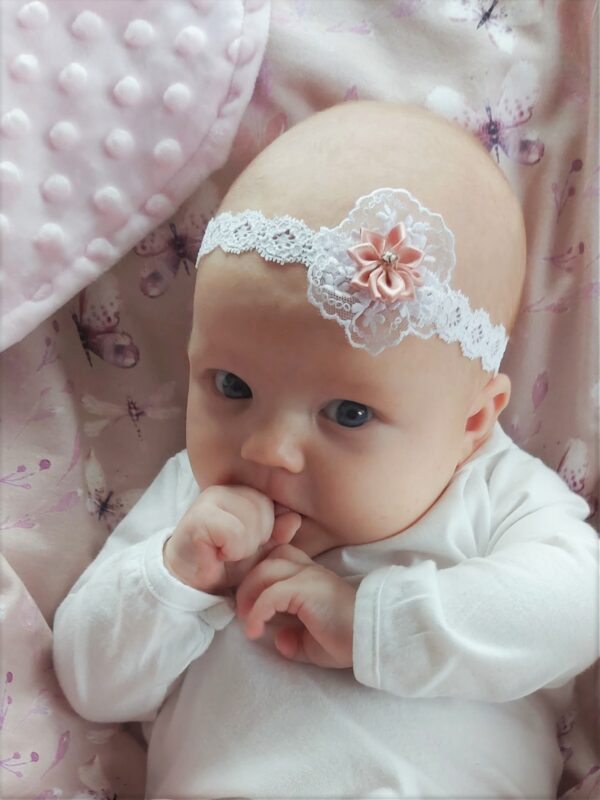 elastic lace headband for newborn photography