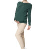 Breastfeeding maternity blouse, roheline lukkudega imetamispluus, mis sobib juba raseduse ajal.