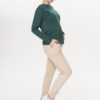 Breastfeeding maternity blouse, roheline lukkudega imetamispluus, mis sobib juba raseduse ajal.