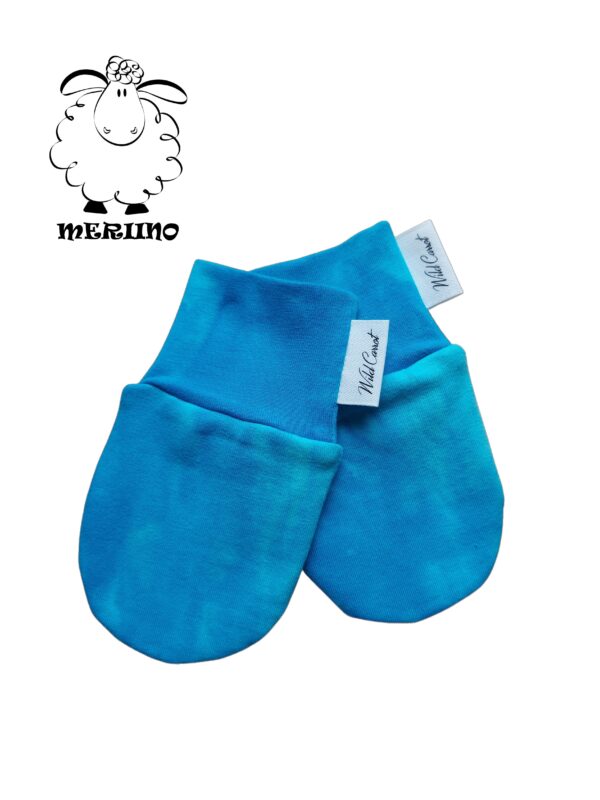 Meriinovoodriga Beebikindad Batika Aquasinine