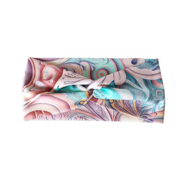 handmade in Estonia, twisted headband, keeruga lai peapael.