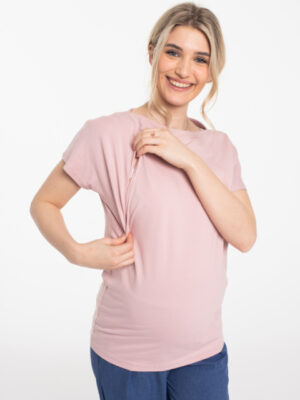 Breastfeeding maternity blouse, sinepitooni lukkudega imetamispluus, mis sobib juba raseduse ajal.