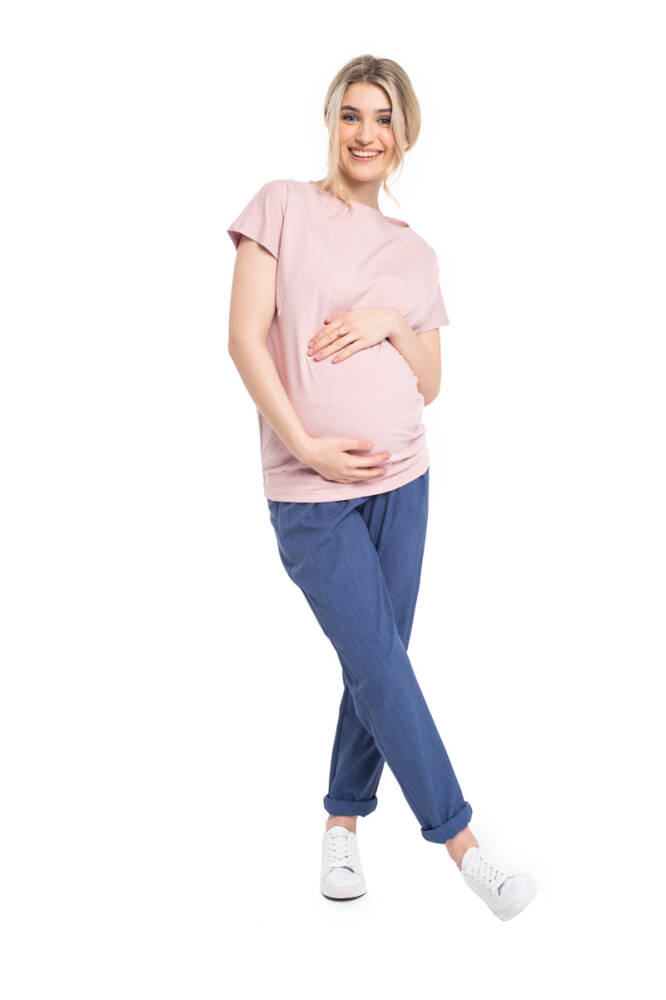 Breastfeeding maternity blouse, sinepitooni lukkudega imetamispluus, mis sobib juba raseduse ajal.